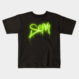 Selah - Green Neon - Christian Tee Kids T-Shirt